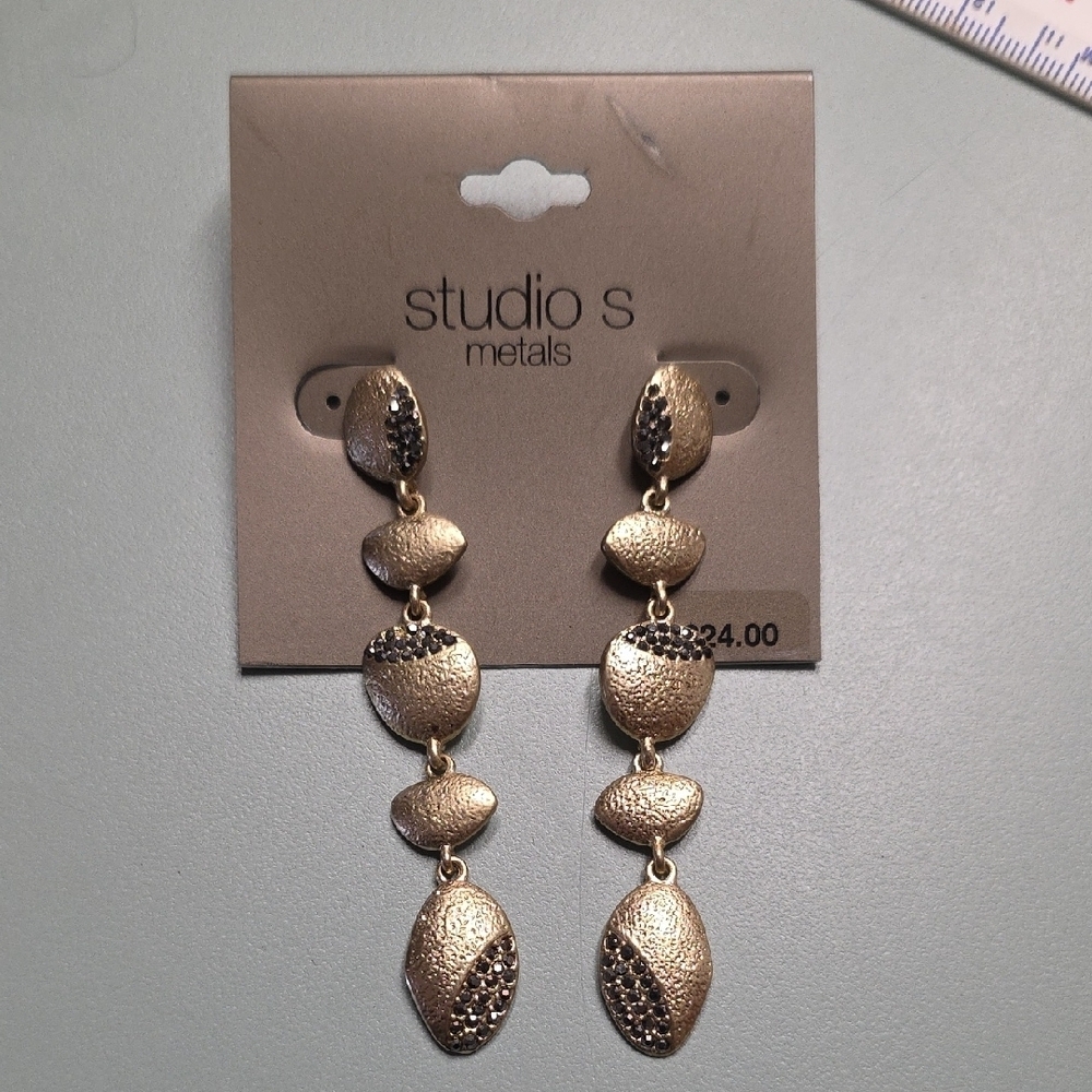 Studio S Gold Drop Earrings